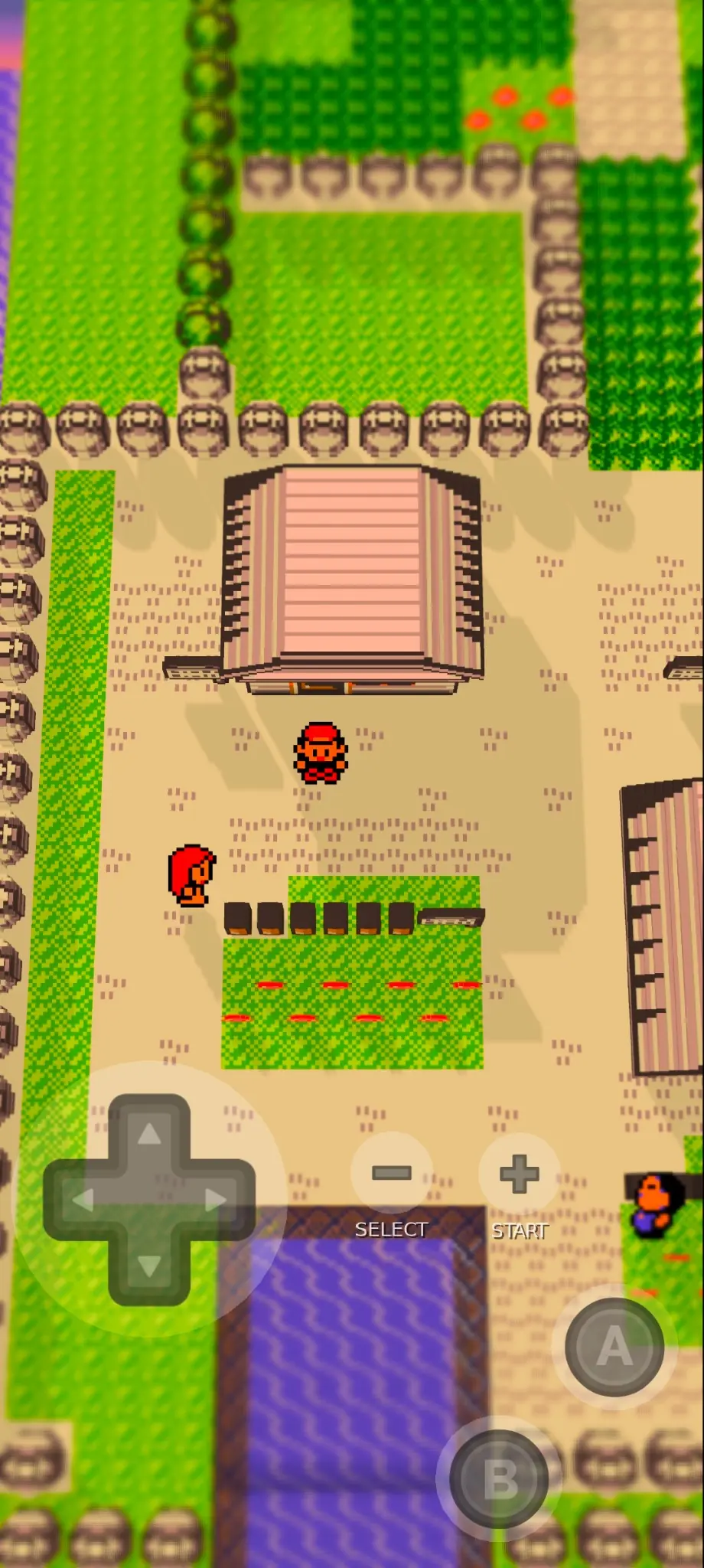Voxel 15 adds a light 3D angle to the Pokemon Red map. Pokemon Red 3D map on Android with the Voxel setting at 15.